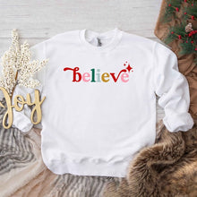 Load image into Gallery viewer, Believe Colorful Graphic Sweatshirt