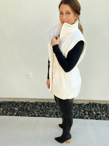 Puffer Vest | Ivory