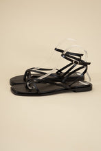 Load image into Gallery viewer, Flat Wrap Sandals | Multiple Colors