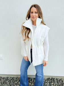 Puffer Vest | Ivory