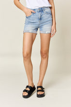 Load image into Gallery viewer, Judy Blue High Waist Rolled Denim Shorts