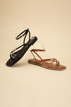 Load image into Gallery viewer, Flat Wrap Sandals | Multiple Colors