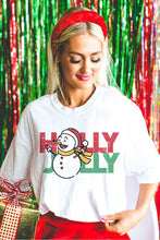 Load image into Gallery viewer, HOLLY JOLLY SNOWMAN Graphic Tee
