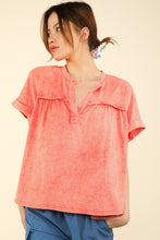 Load image into Gallery viewer, VERY J Nochted Short Sleeve Washed T-Shirt